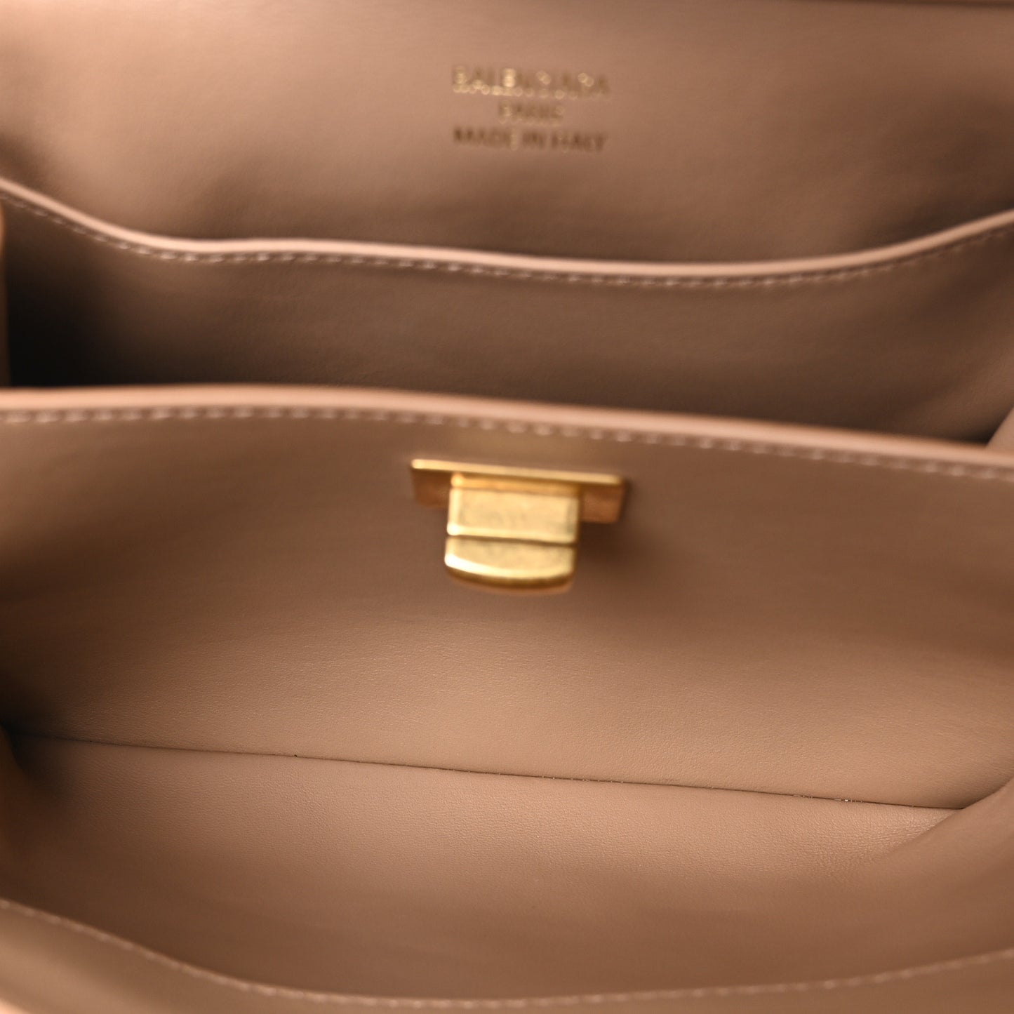 Natural Smooth Calfskin Mini Rodeo Top Handle Handbag Latte