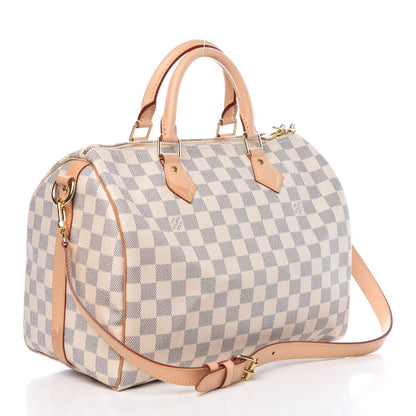 Louis Vuitton Damier Azur Speedy Bandouliere 30 3 of 17