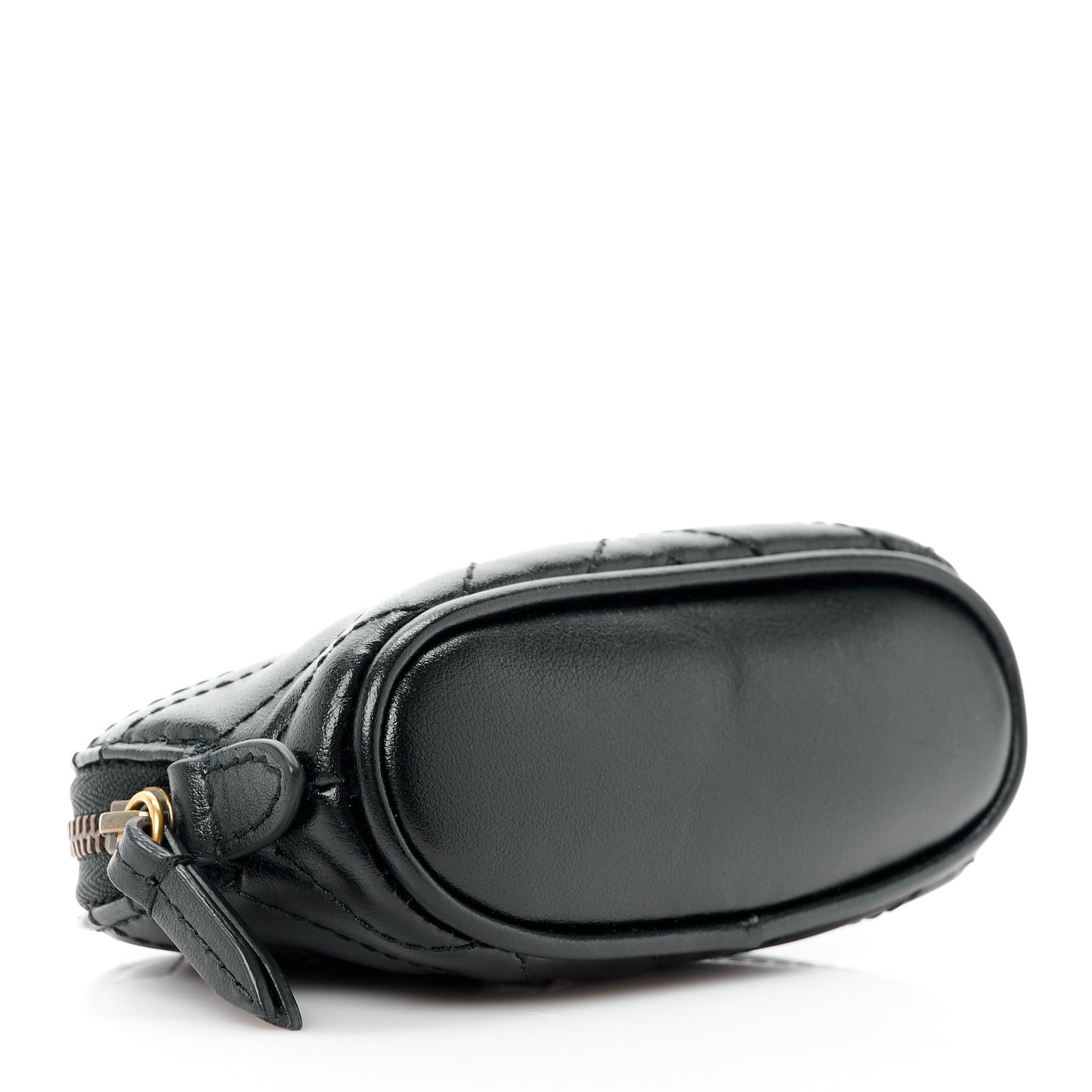 Calfskin Matelasse GG Marmont Key Pouch Black