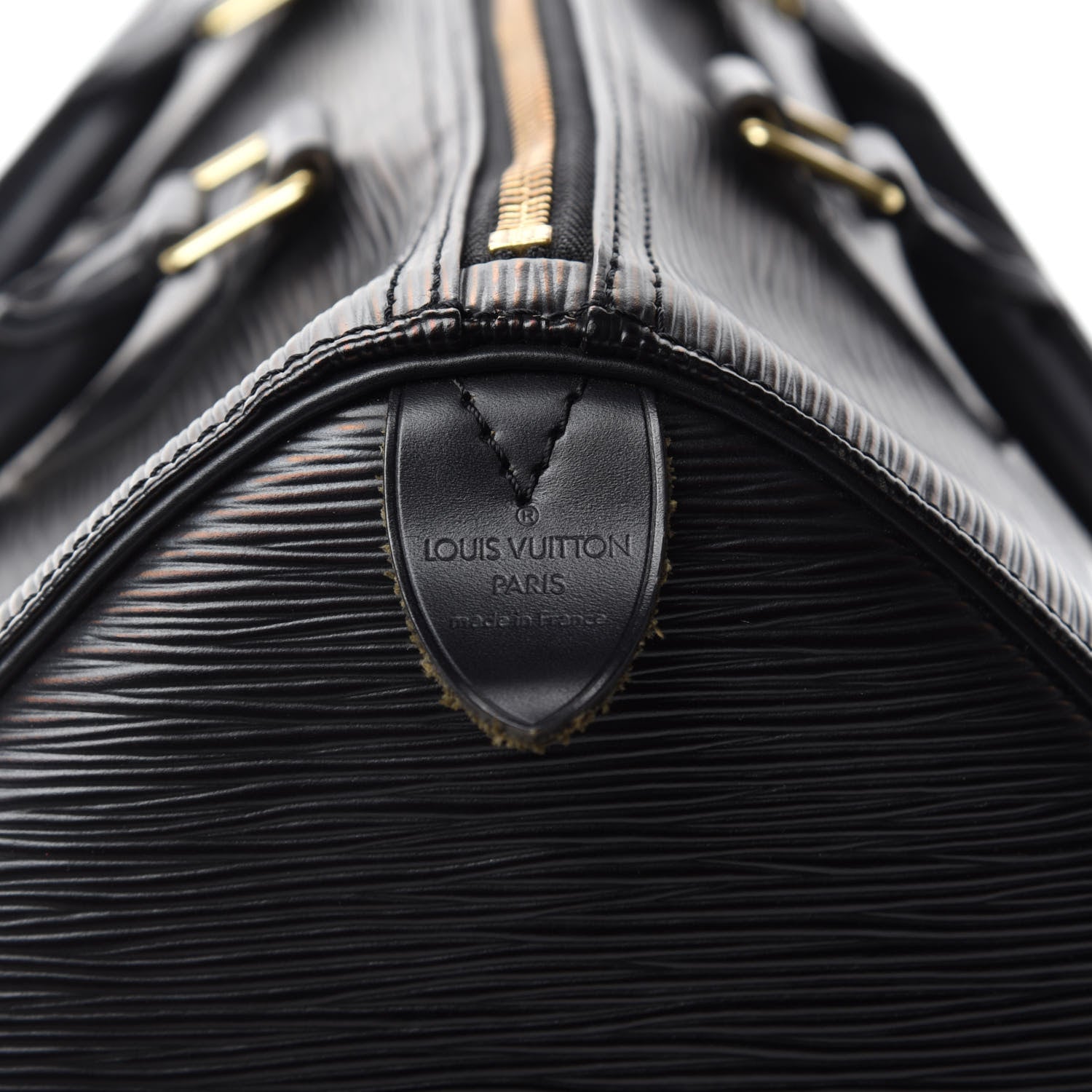 Louis Vuitton Epi Speedy 30 Black 8 of 10