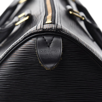 Louis Vuitton Epi Speedy 30 Black 8 of 10