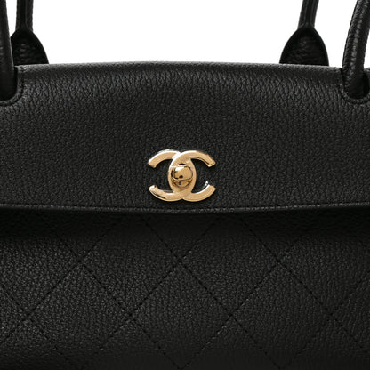Chanel Grained Calfskin Urban Essentials Small Shopping Bag Black 8 of 11