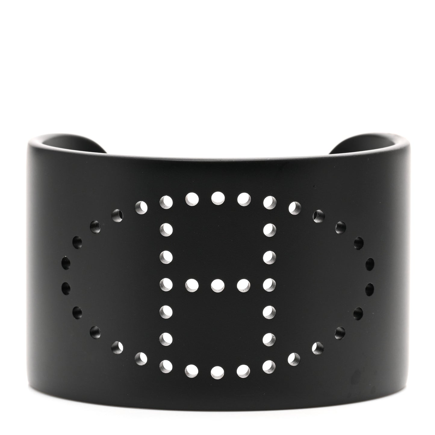 Aluminium Evelyne Sunset Cuff Bracelet Black