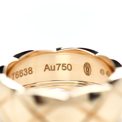 Chanel 18K Yellow Gold Small Coco Crush Ring 47 4.25 4 of 6