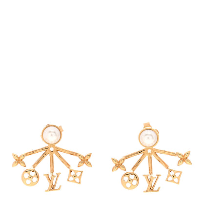 Louis Vuitton Metal Cruiser Earrings Gold 1 of 4