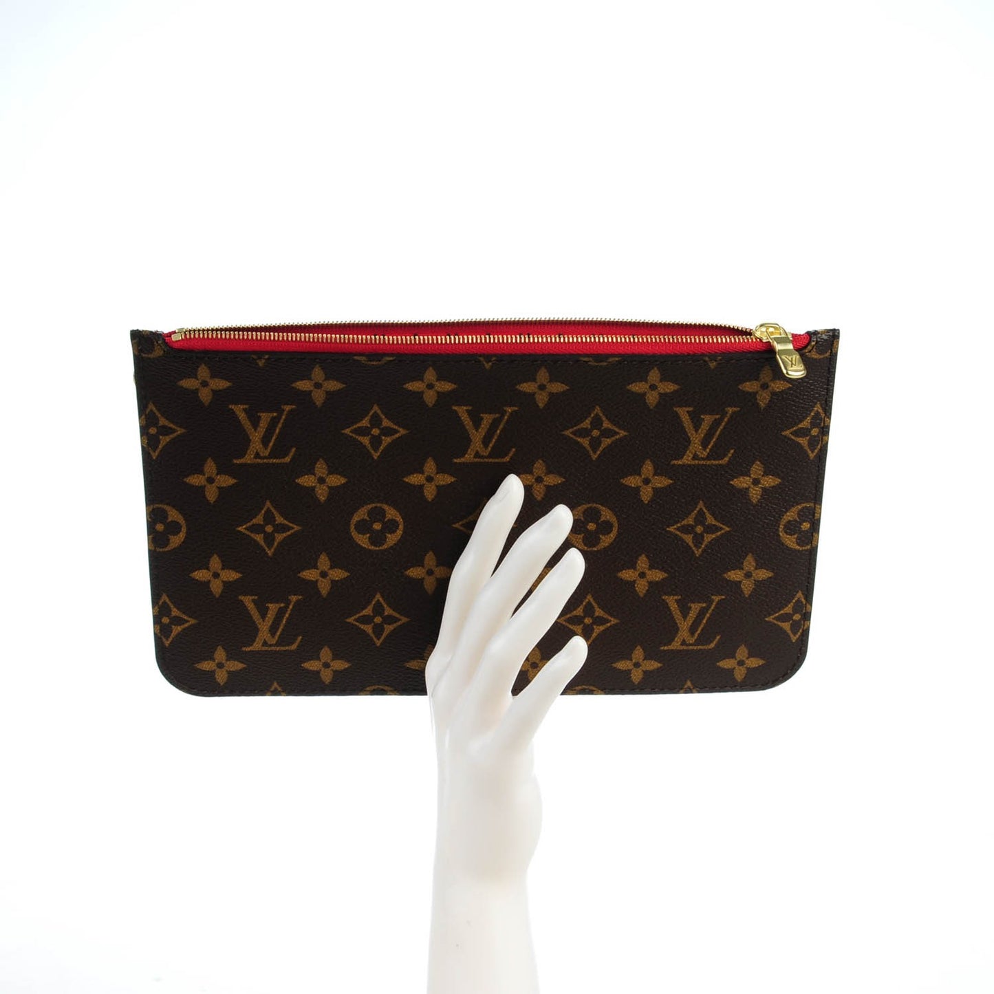 Monogram Neverfull MM GM Pochette Cherry