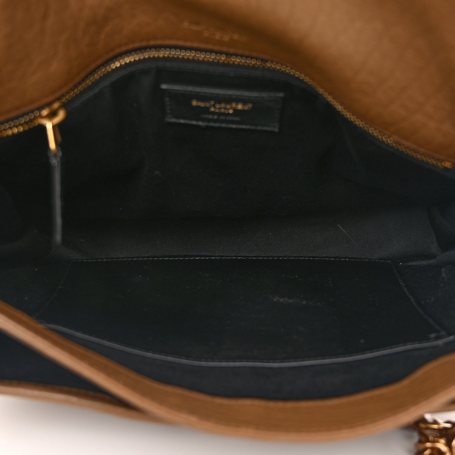 Saint Laurent Grained Lambskin Monogram Medium Niki Chain Satchel Dark Cork 5 of 11