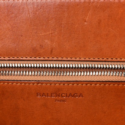 Balenciaga Straw Calfskin Bistrot Panier Small Tote Natural 7 of 10