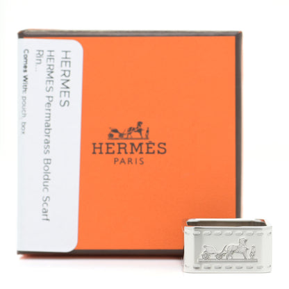 Hermes Palladium Bolduc Scarf Ring 9 of 10