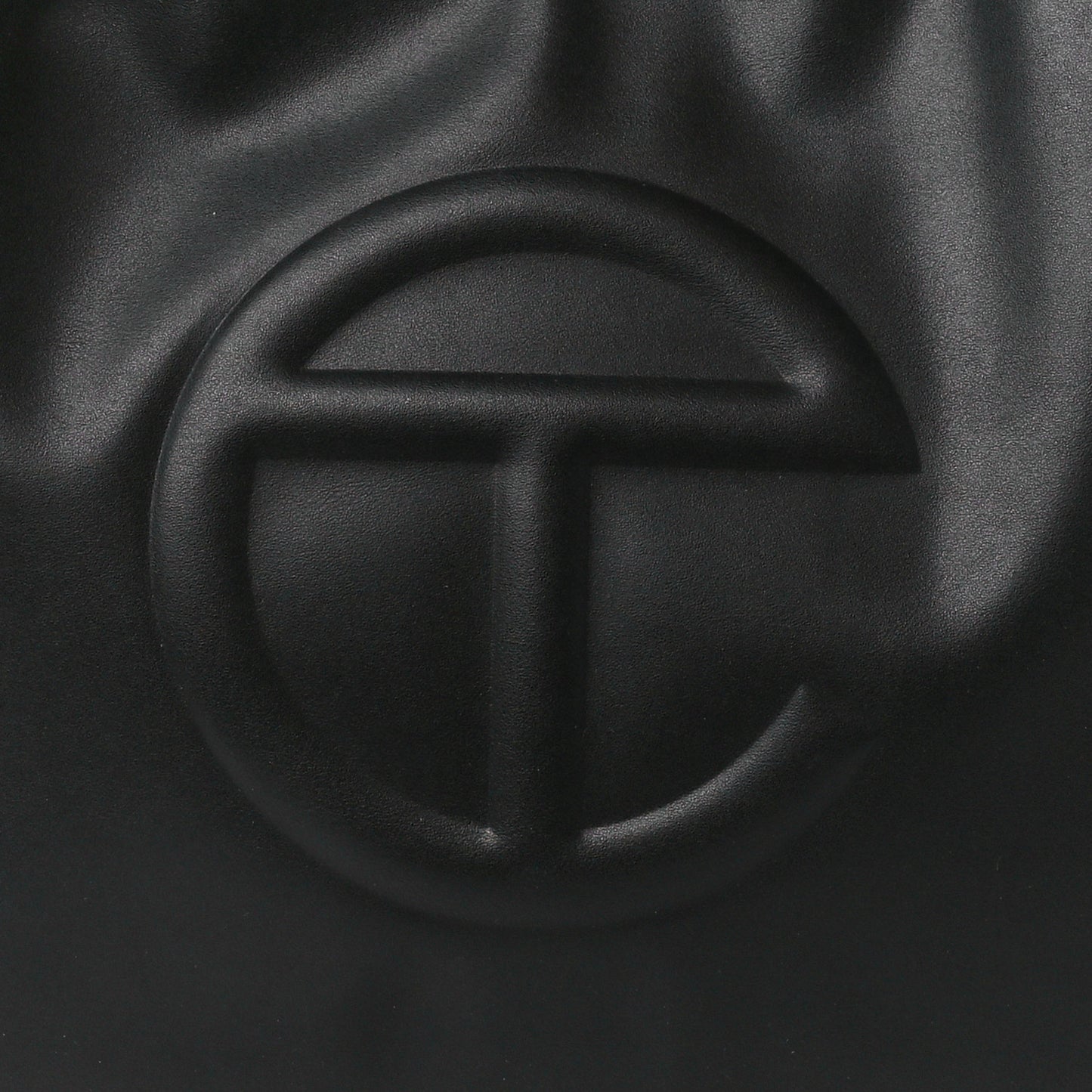 Vegan Leather Medium Shopping Bag Black