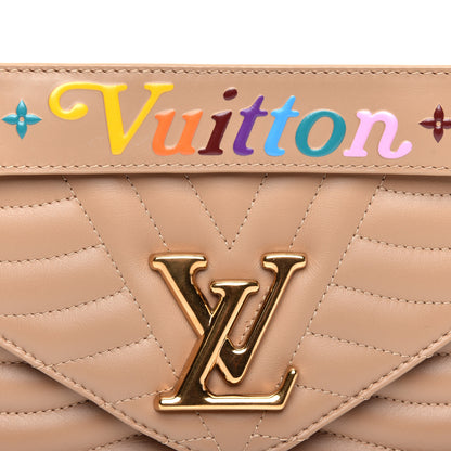 Louis Vuitton Calfskin New Wave Chain MM Noisette 10 of 11