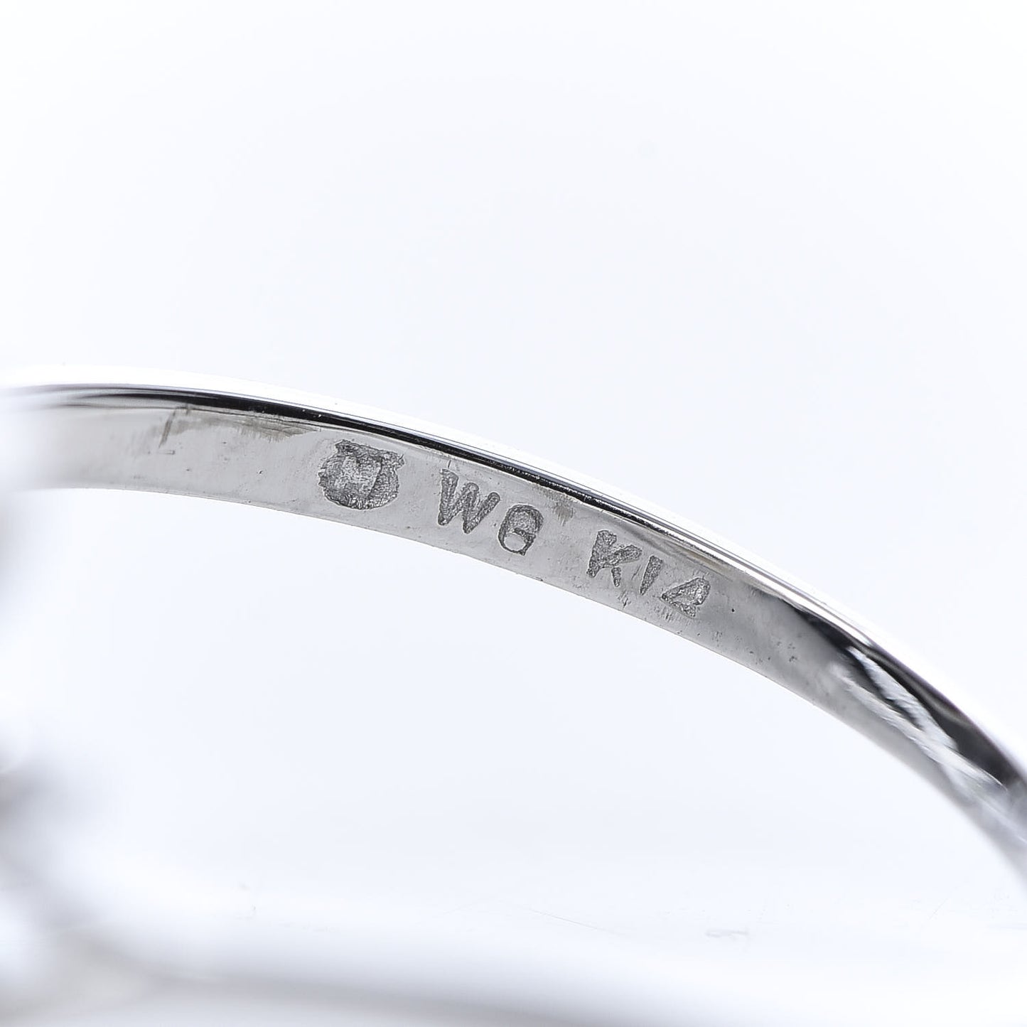 14K White Gold Akoya Pearl 9.5mm Ring 53 6.5