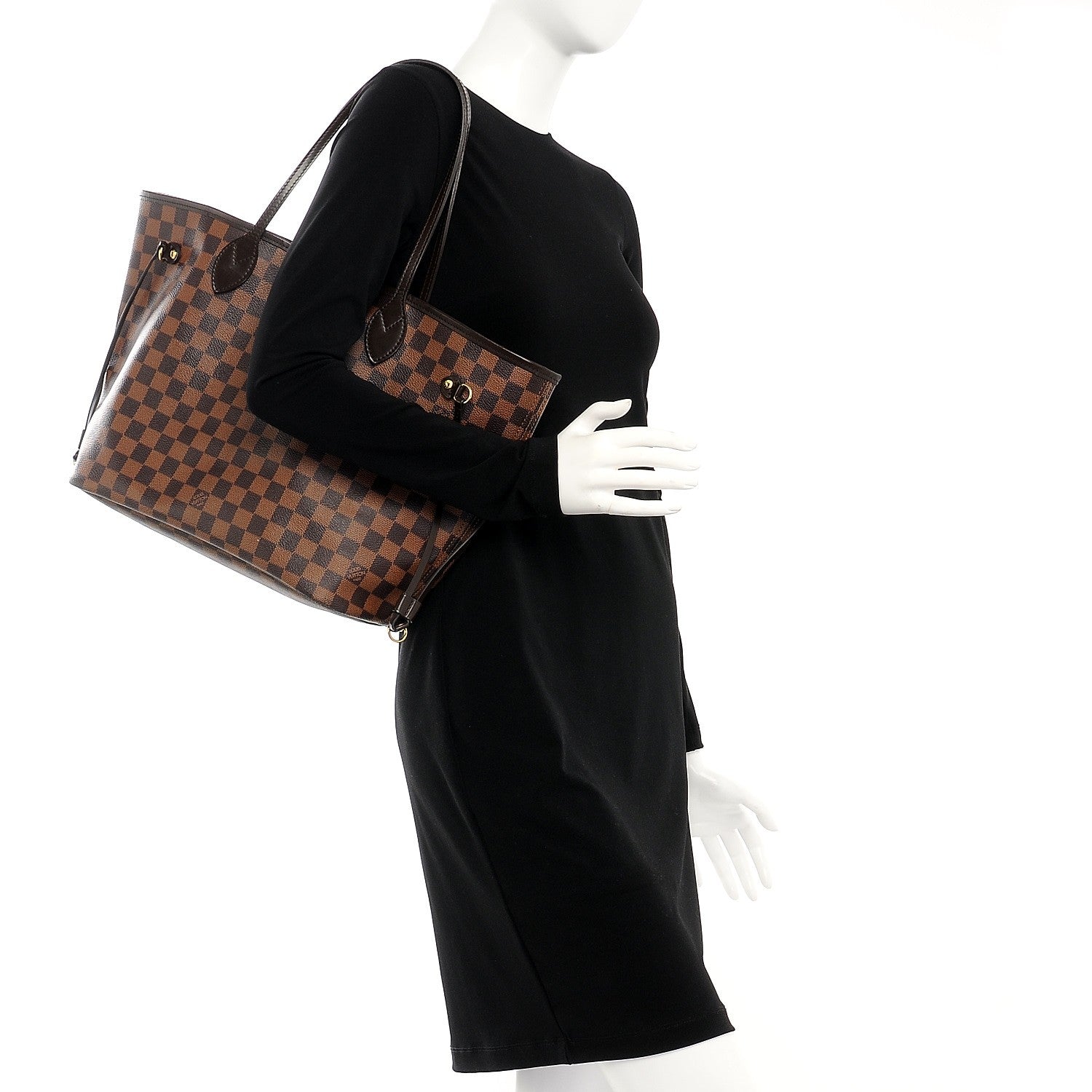 Louis Vuitton Damier Ebene Neo Neverfull MM 2 of 14