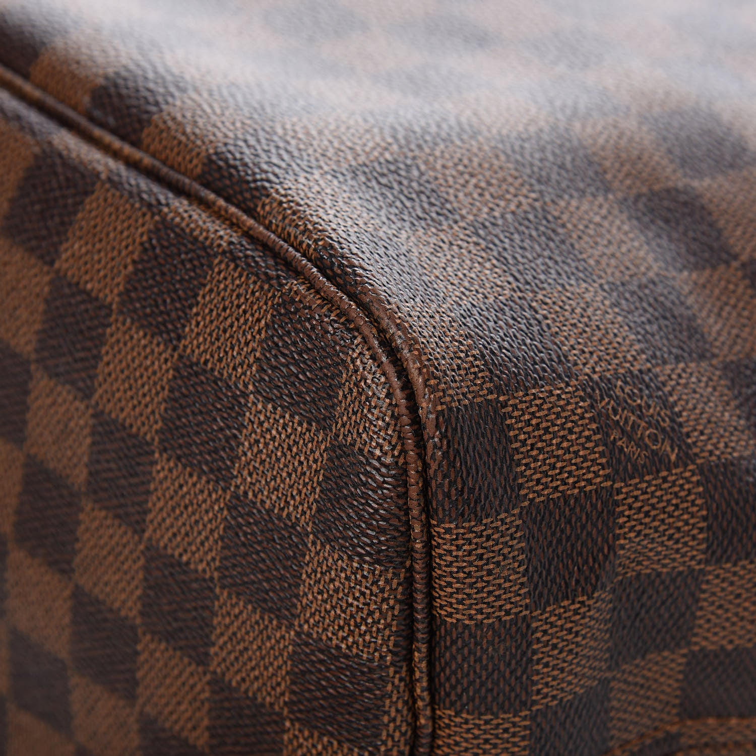 Louis Vuitton Damier Ebene Neo Neverfull MM Rose Ballerine 20 of 21