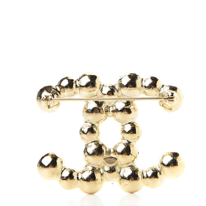 Chanel Pearl CC Brooch Gold 3 of 5