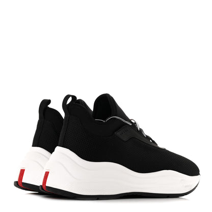Prada Mesh Neoprene America’s Cup 45mm Sneakers 38.5 Black White 4 of 6
