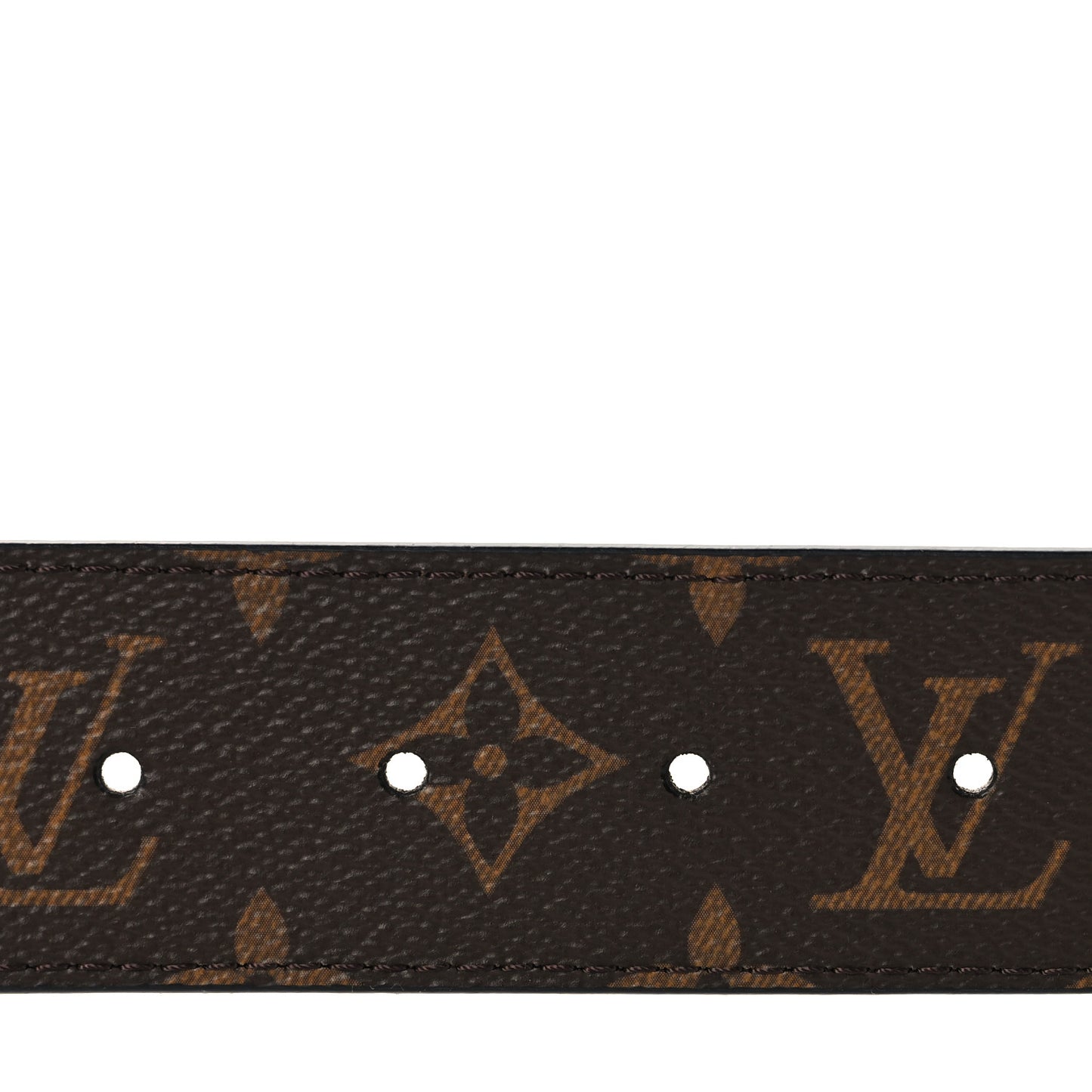 Calfskin Monogram 40mm LV Initiales Reversible Belt 95 38 Black