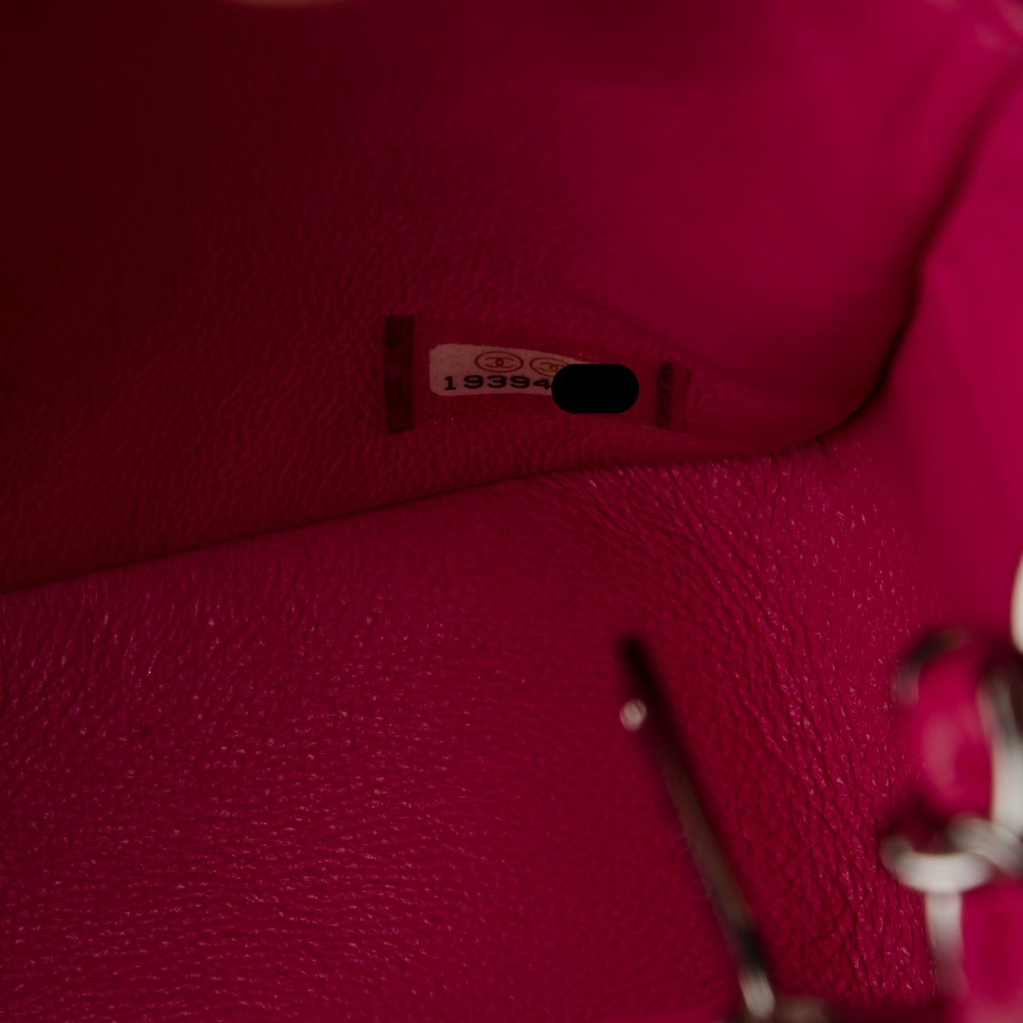 Lambskin Quilted Mini Rectangular Flap Dark Pink