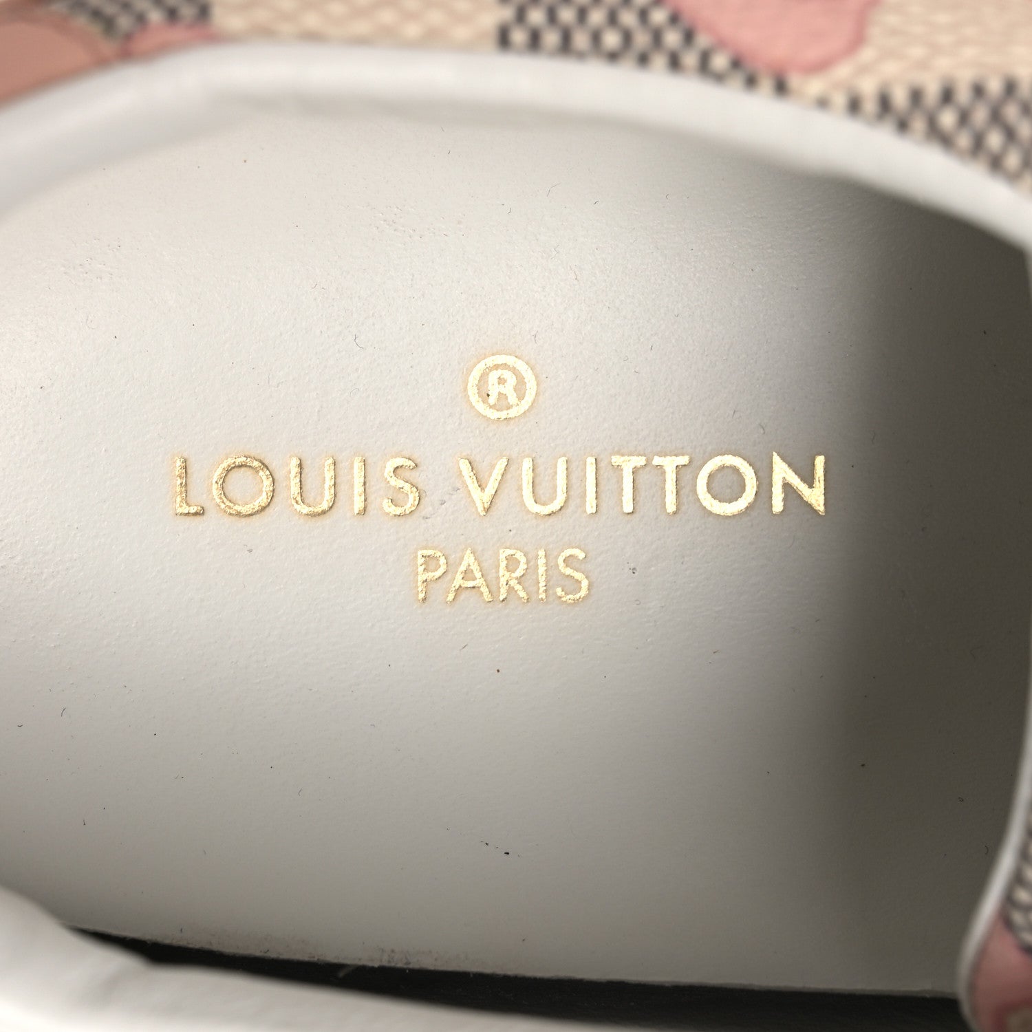 Louis Vuitton Damier Azur Tahitienne Bora Bora Sneakers 40 Rose Ballerine 9 of 12