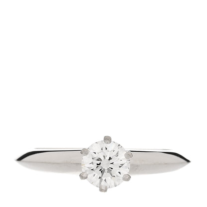 Tiffany Platinum Diamond .49ct Solitaire Engagement Ring 49 5 1 of 6