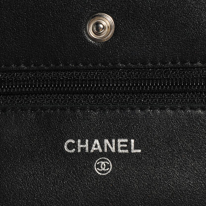 Chanel Caviar Timeless CC Wallet on Chain WOC Black 5 of 8