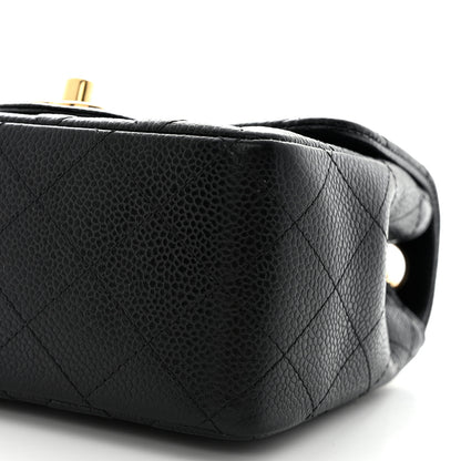 Chanel Caviar Quilted Mini Square Flap Black 10 of 12