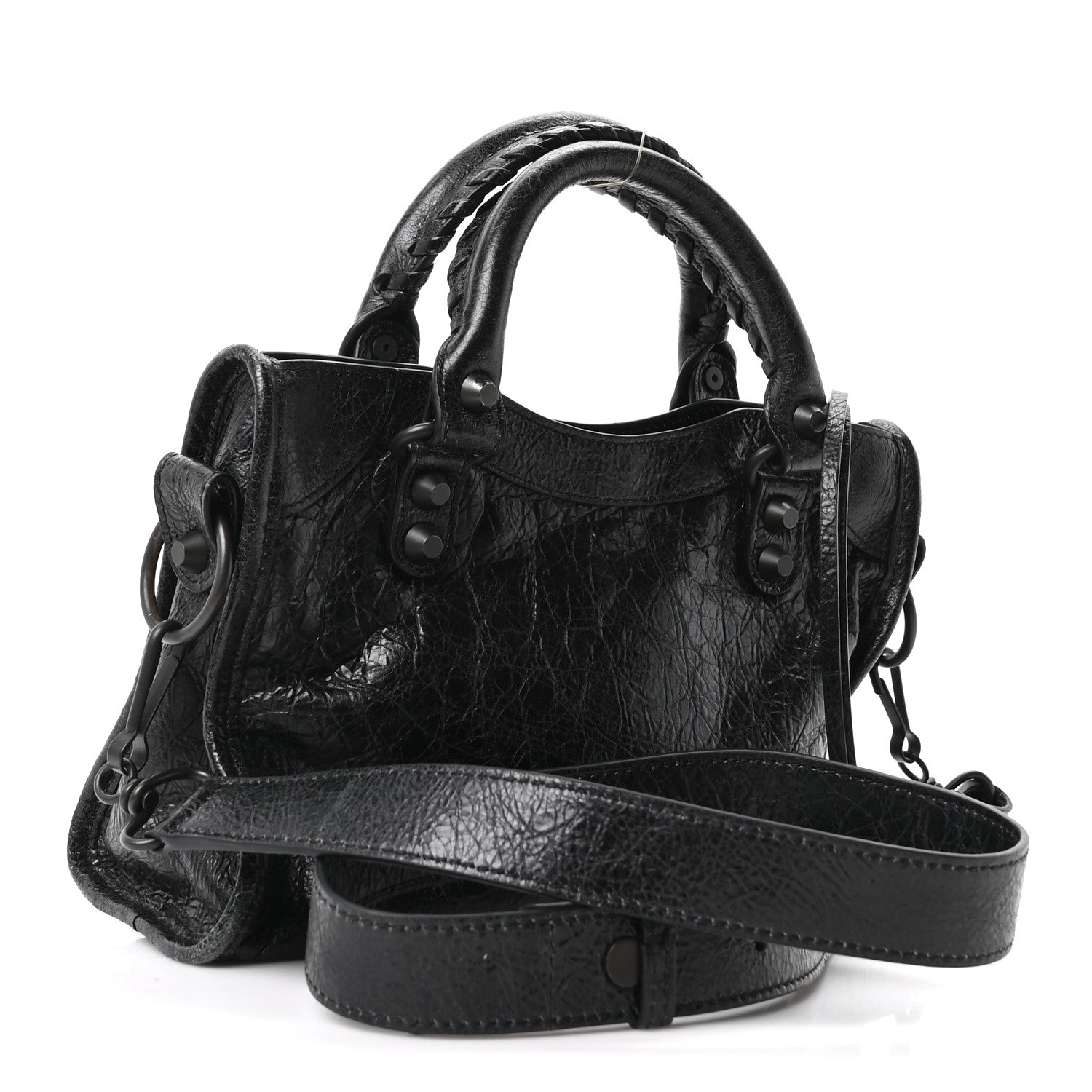 Balenciaga Agneau Arena Classic Hardware Le City Mini Black 3 of 11