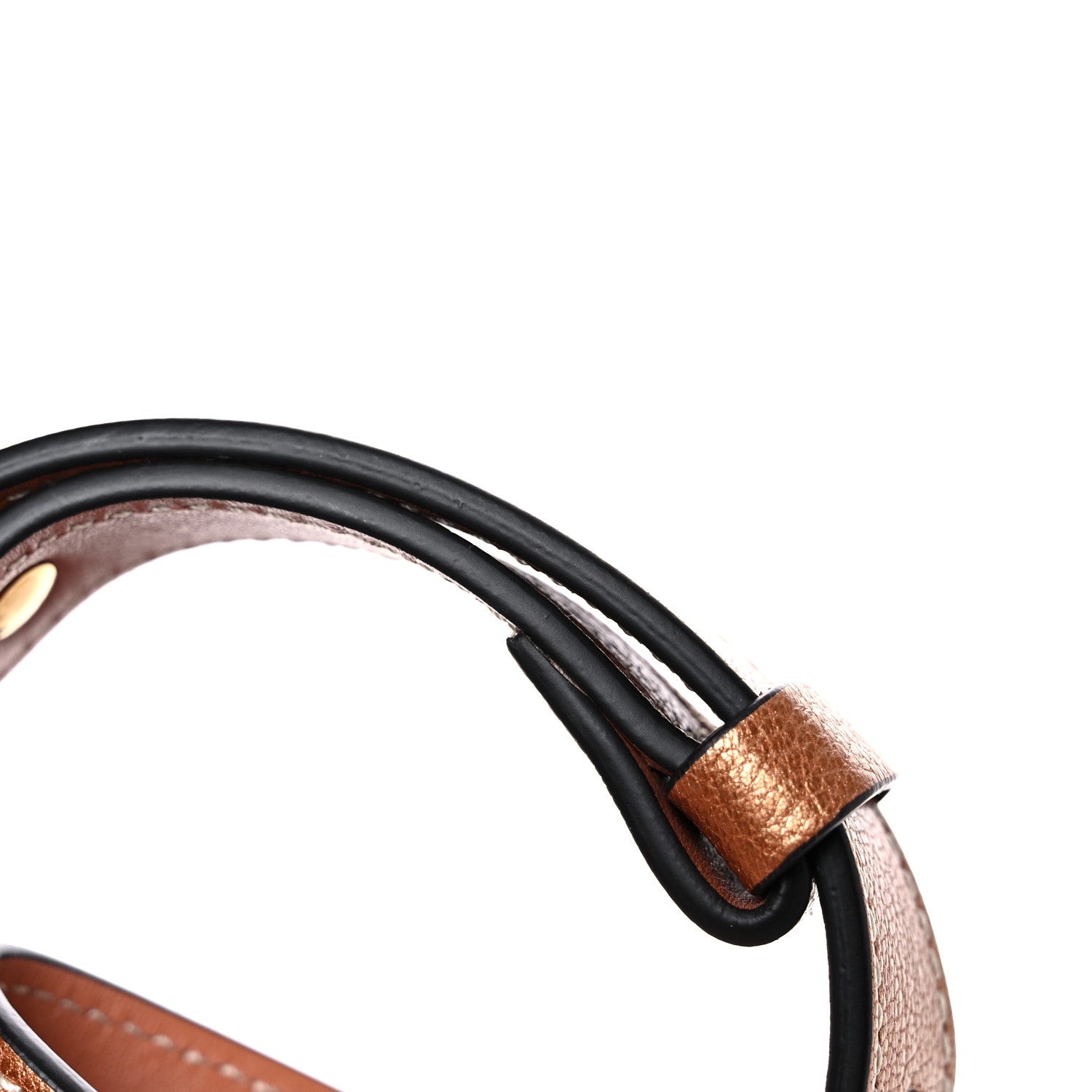 Chloe Shiny Calfskin Mini C Double Carry Rose Gold 12 of 13