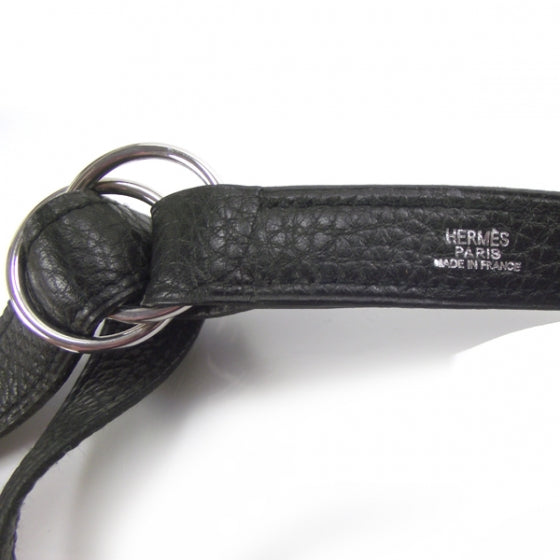Togo Dogon Wallet Waist Pouch Black