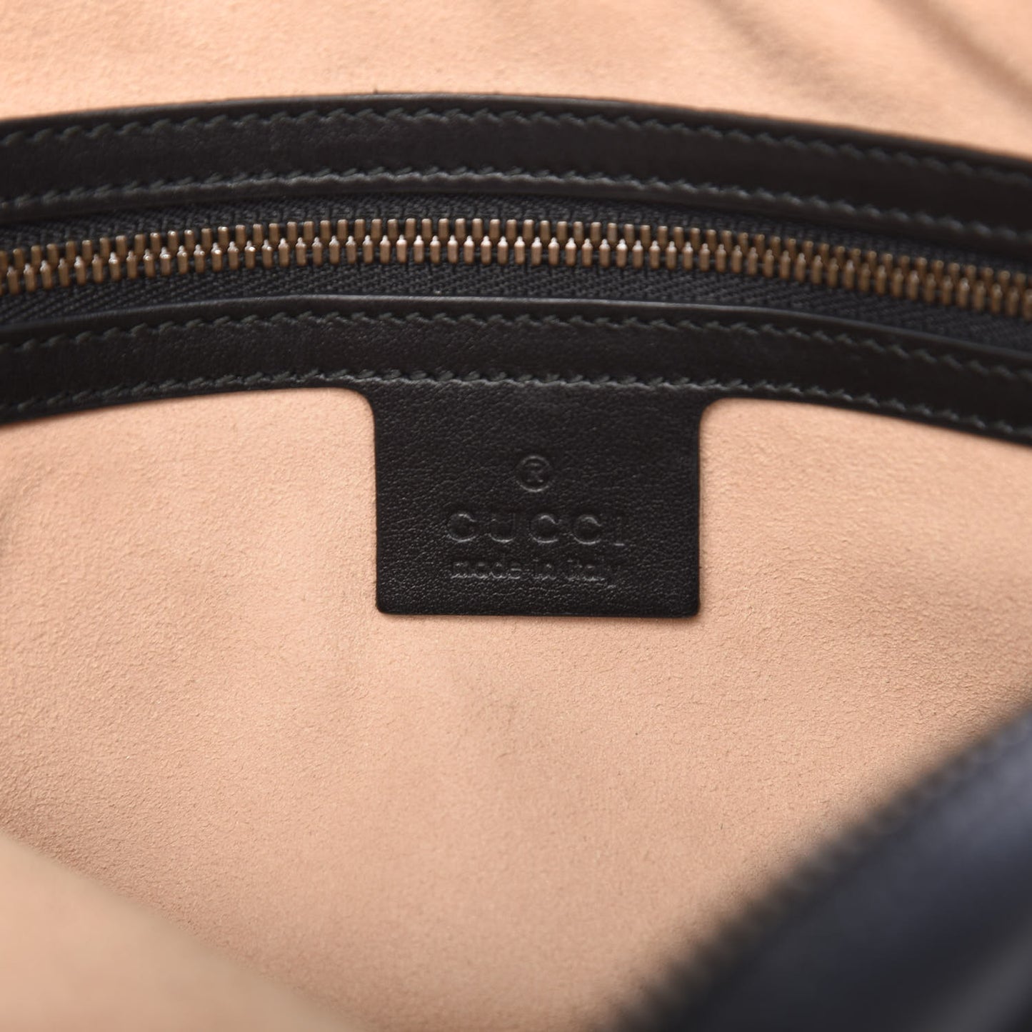 Calfskin Matelasse Mens GG Marmont Belt Bag 90 36 Black