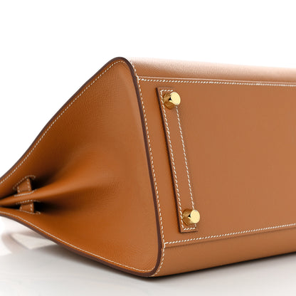 Hermes Madame Calfskin Birkin Sellier 30 Gold 9 of 10