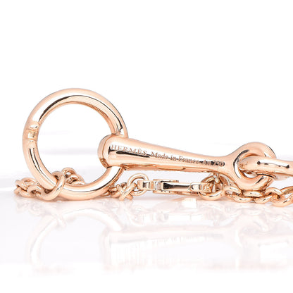 Hermes 18K Rose Gold Diamond Filet d'Or TPM Bracelet SH 4 of 5