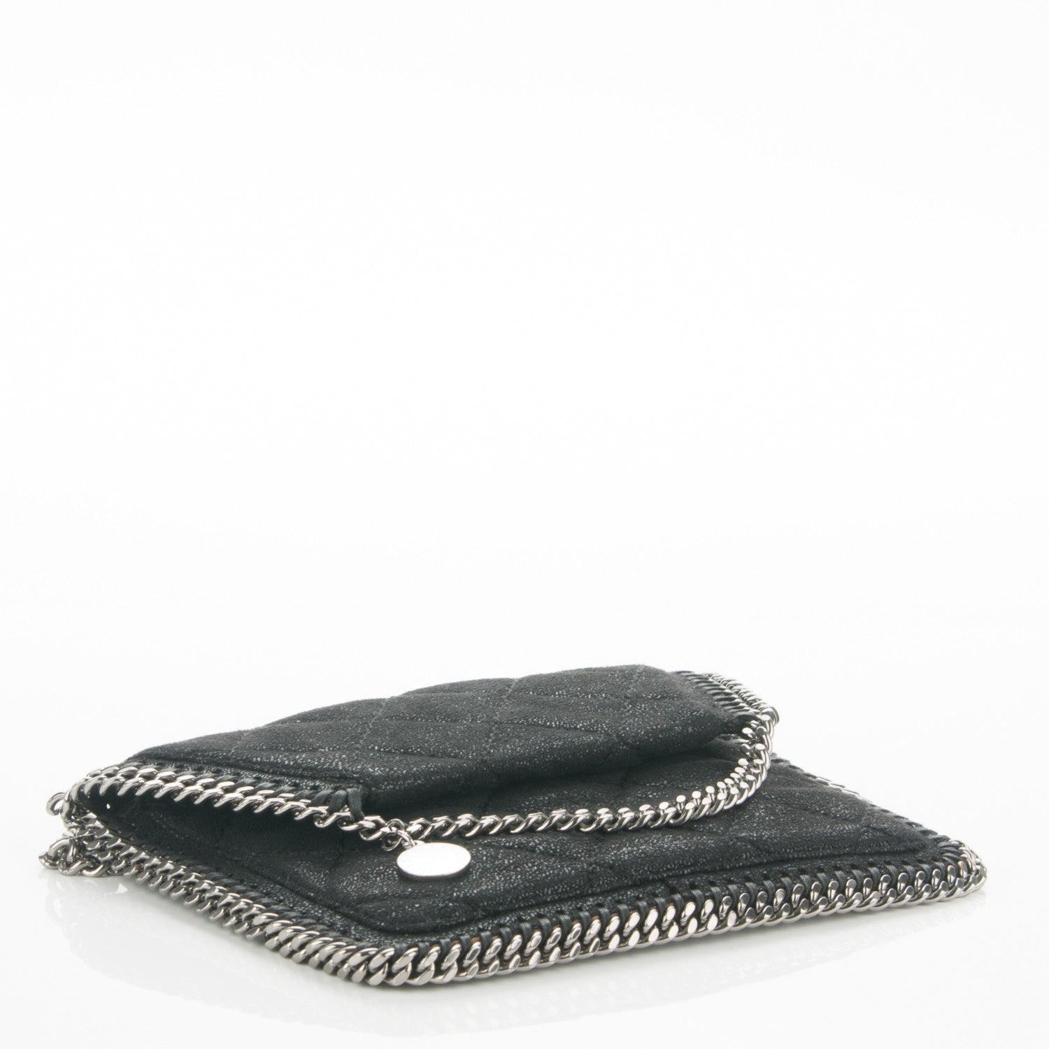 Stella McCartney Shaggy Deer Quilted Mini Falabella Shoulder Bag Black 4 of 6