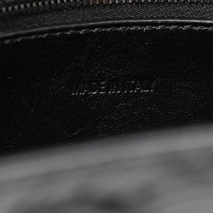 Balenciaga Extra Supple Calfskin Crocodile Embossed Monochrome XS Downtown Shoulder Bag Black 7 of 12