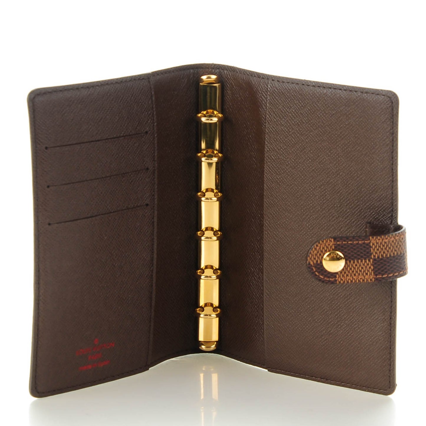 Damier Ebene Small Ring Agenda Cover