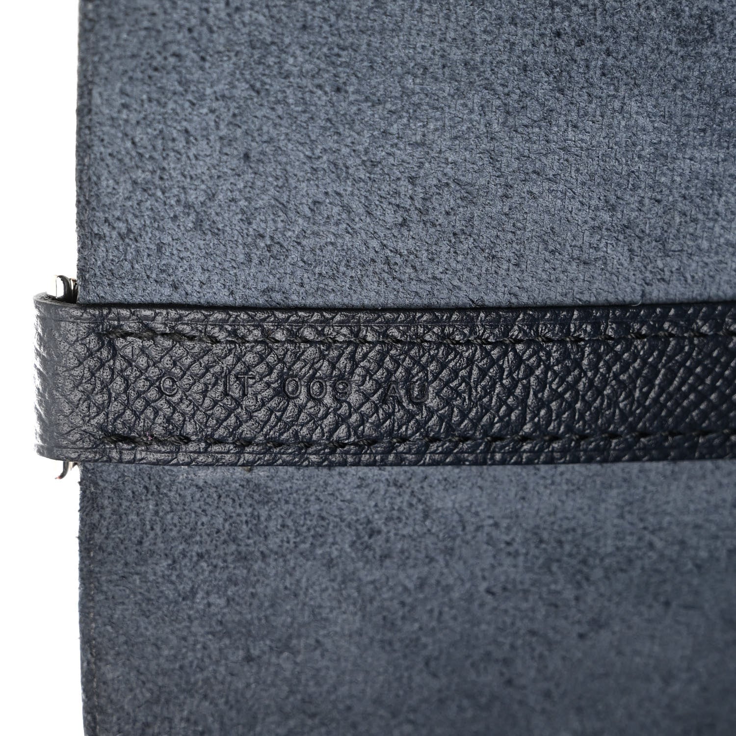 Hermes Epsom Tressage De Cuir Picotin Lock 22 MM Bleu Indigo Black Terre Battue 7 of 10