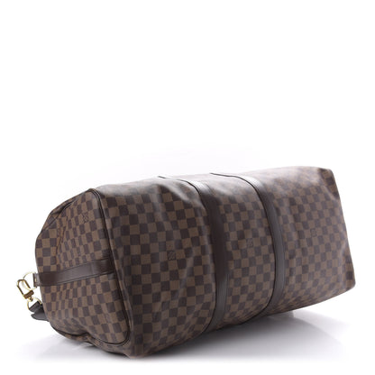Louis Vuitton Damier Ebene Keepall Bandouliere 55 3 of 9