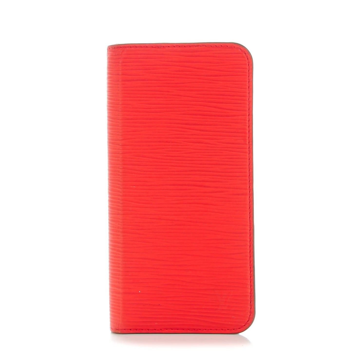 Epi iPhone 6 Plus Folio Coquelicot