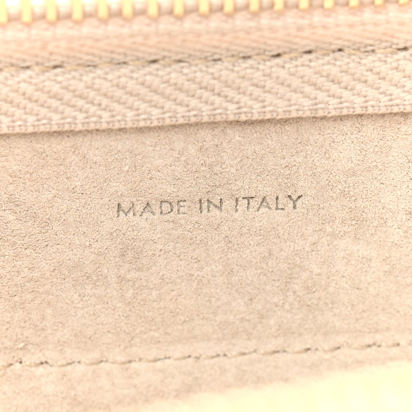 Grained Calfskin Nano Belt Bag Light Taupe