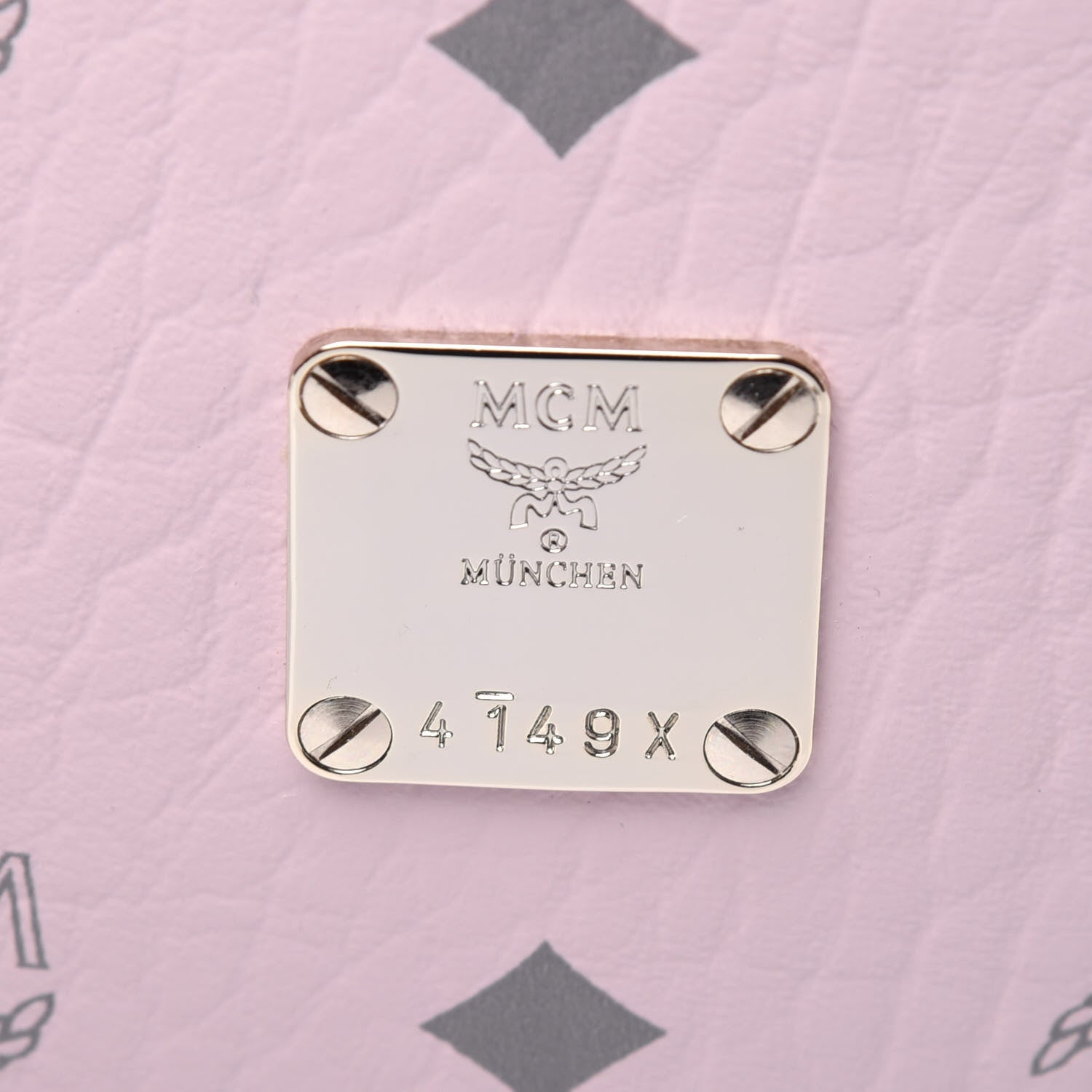MCM Visetos Mini Toni Shopper Tote Light Pink 9 of 11
