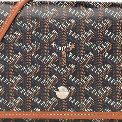 Goyard Goyardine Plumet Wallet Clutch Black Gold 10 of 12