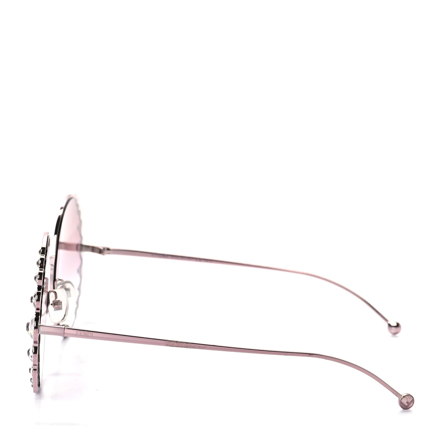 Crystal Round Sunglasses FF0324/S Rose