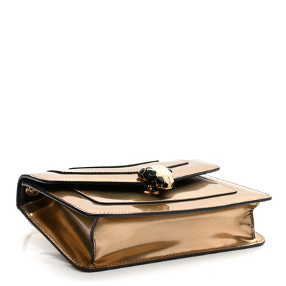 Bulgari Metallic Calfskin Serpenti Medium Crossbody Bag Bronze 3 of 9