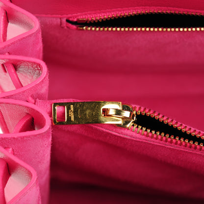 Saint Laurent Calfskin Small Sac De Jour Bubblegum 8 of 9