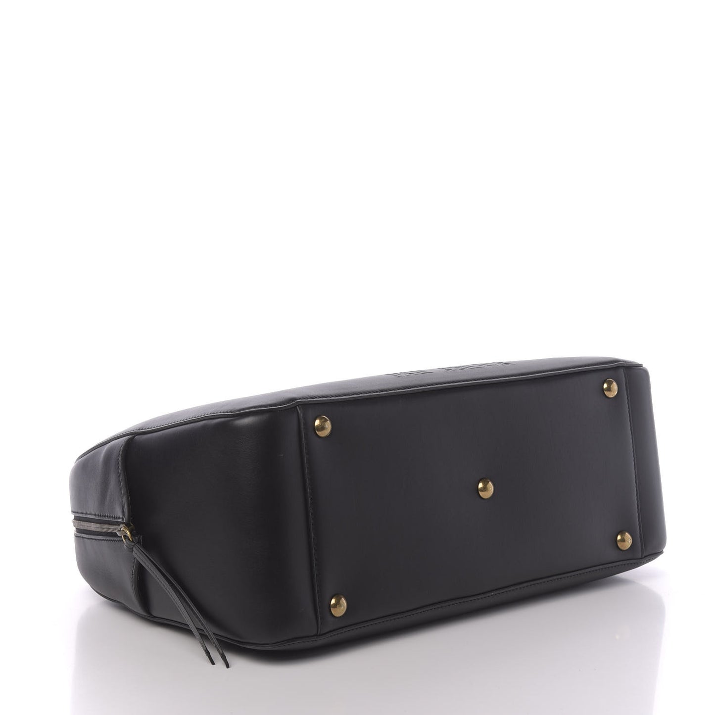 Calfskin Embossed L'Aveugle Par Amour Duffle Black