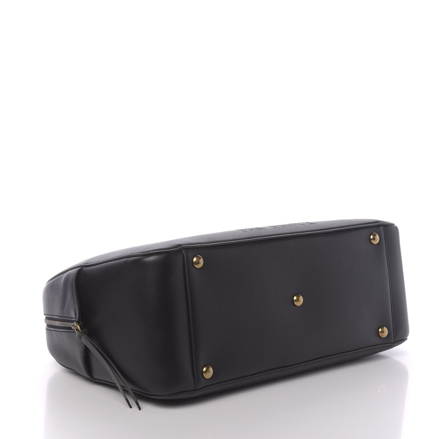 Gucci Calfskin Embossed L'Aveugle Par Amour Duffle Black 4 of 11