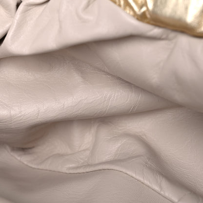 Mansur Gavriel Metallic Lambskin Cloud Clutch Gold 9 of 10