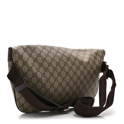 Gucci GG Supreme Monogram Belt Bag Dark Brown 3 of 10