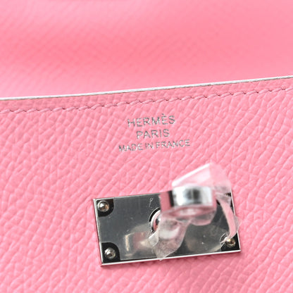Hermes Epsom Kelly Wallet To Go Rose Confetti 6 of 6