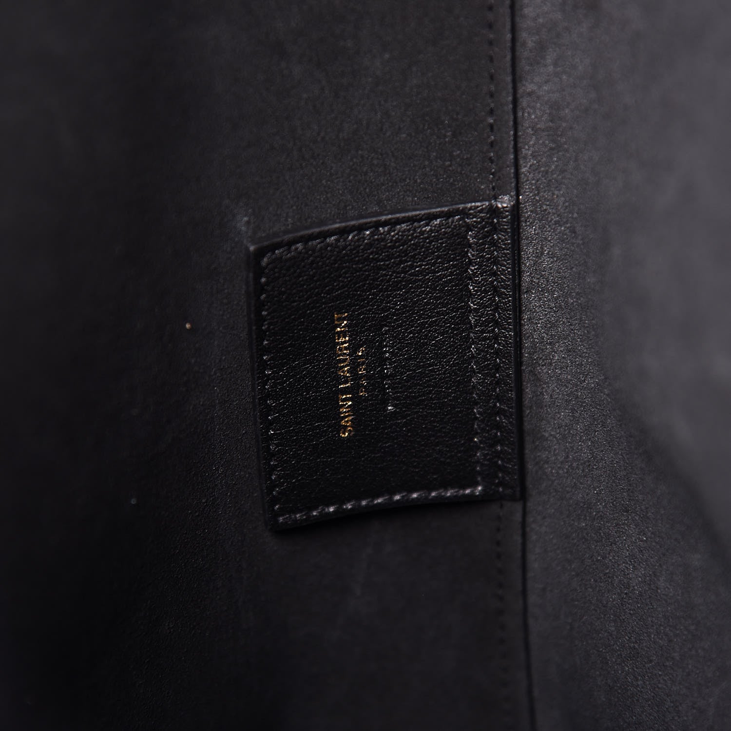 Saint Laurent Calfskin Large Shopping Tote Black 8 of 14